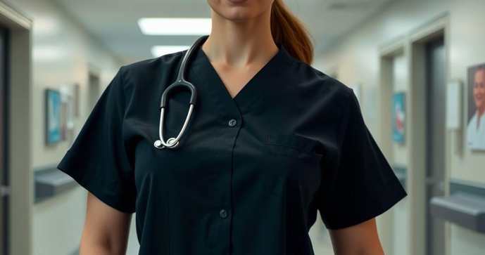 Camiseta Enfermagem Preta: Conforto e Estilo para Profissionais da Saúde