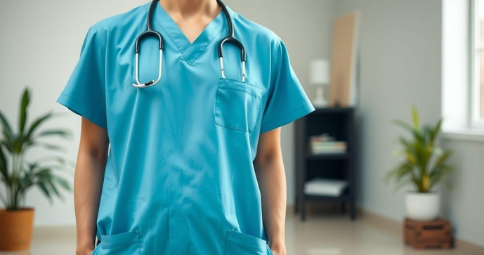 Pijama Cirúrgico Azul Claro: Conforto e Profissionalismo em Ambiente Hospitalar